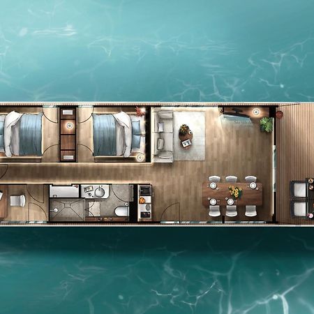Hausboote Am Lankenauer Hoeft Bremen Luaran gambar